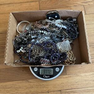 Bulk Wearable Sparkly Rhinestone Jewelry Mystery Box | 3.5+ Pounds
